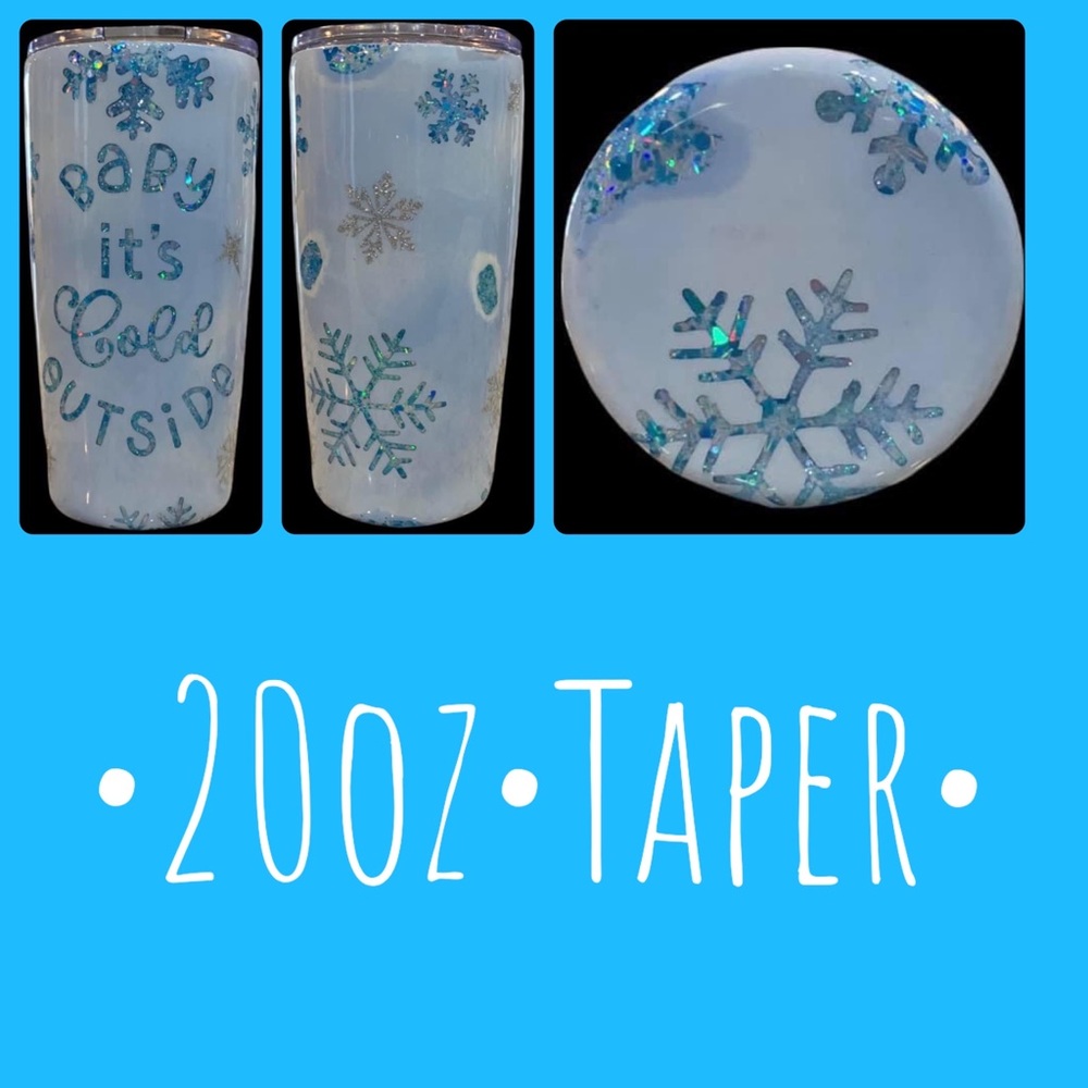 •NEW•20oz•Taper•Peek-A-Boo•Custom Made•